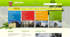 Desktop Screenshot of hornijeleni.cz
